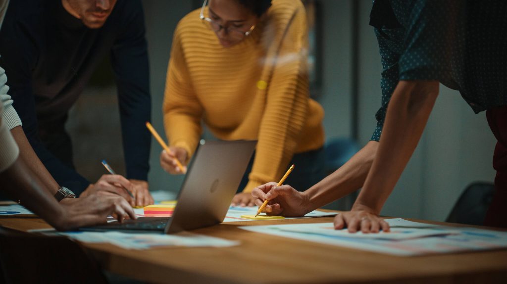 Creative agency team