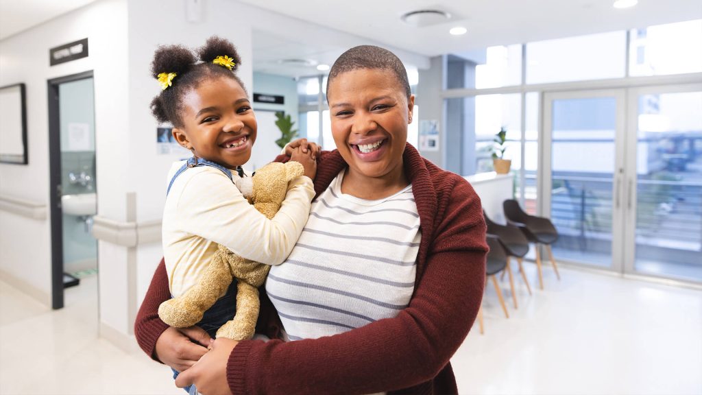 Parents in healthcare setting